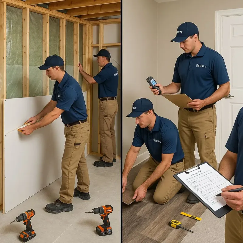 Repairs and Reconstruction process in Potsdam, NY